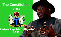 Jonathan, Lawmakers’ battle hots up: NASS to override veto on constitution review