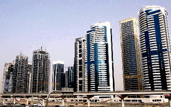 Dubai property index  negative first time in four years