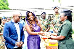 Jackie Appiah donates huge cash, gifts to flood and fire victims