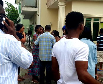 Nollywood actress, Kate Henshaw’s house on fire