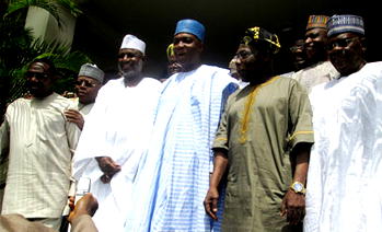 APC crisis: Saraki, others seek Obasanjo’s advice