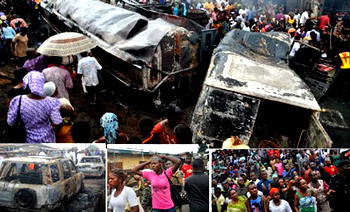 Fuel tanker  fire wreaks havoc in Lagos