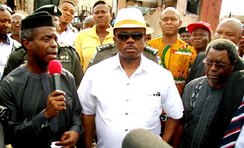 Vice President in Onitsha, says FG will assist Anambra on petrol tanker victims