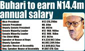 What President Buhari, VP Osinbajo will earn