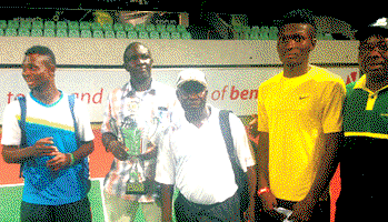 NCC Tennis League:  Our name (Team Tombim) is Already on the Trophy  – Coach Abe
