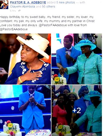 Pastor Adeboye: Happy birthday to my sweet baby