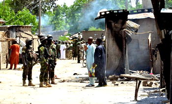 Breaking: Casualties as suicide bombers hit crowded Borno military market