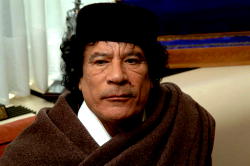 Gaddafi is back to life, as Libya slides