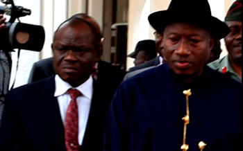 Detained Jonathan’s ex-CSO faints