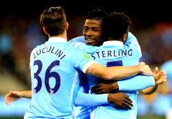 Iheanacho, Sterling score for Manchester City