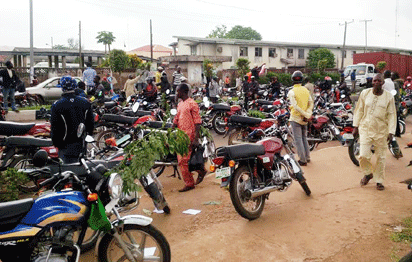 Okada riders protest New okada trouble: 27-yr-old man kills father, stabs mother in Anambra