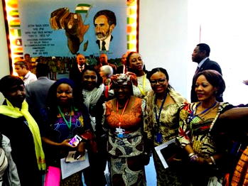 Photos: Okonjo-Iweala gets warm reception from Nigerian delegates at Addis Ababa conference