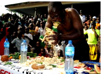 Food competition: Man eats to ‘death’ over N625 stake