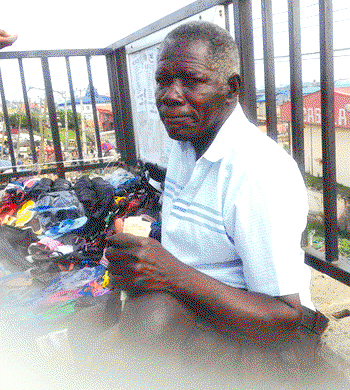 Baba Bose, the Kano born beggar who is  the face of a Lagos bus stop