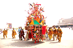 Masquerades invade church, flog pastors, worshipers