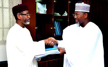 INEC: Drama as Buhari overrules Jega on handover