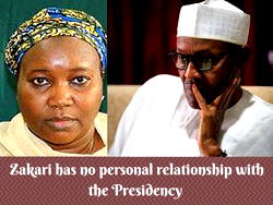 Buhari has no personal relationship with Zakari, Presidency tells PDP