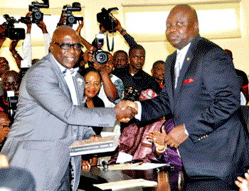 Ambode swears-in new Perm. secs, vows to hold them accountable