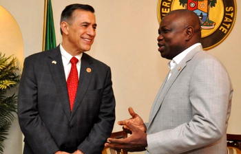 Insurgency: APC chieftains meet U.S congressmen in Lagos