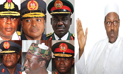 Breaking: Buhari currently in closed-door meeting with Service Chiefs