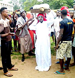 Drama, excitement as OAU students perform Oro rituals
