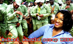 Omotola Jalade Ekehinde and scraping of NYSC