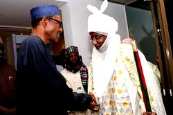 Photos: Emir of Kano, Sanusi II visits Buhari