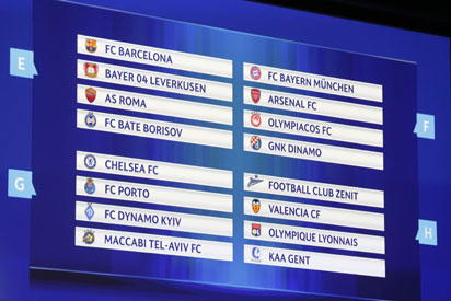 Champions League draw smiles on Barca, Man Utd