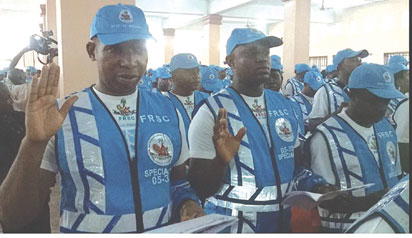 FRSC inaugurates 70 clergymen among 318 Special Marshals