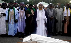Photos: Burial of Bornu Deputy Gov. Zanah