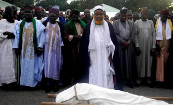 Photos: Burial of Bornu Deputy Gov. Zanah