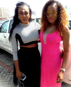 Happening now: See Chika Ike, sister at her birthday bash