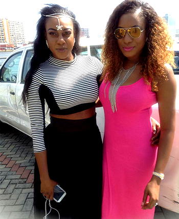 Happening now: See Chika Ike, sister at her birthday bash
