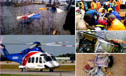4 die, as helicopter plunges into lagoon