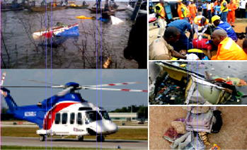 4 die, as helicopter plunges into lagoon