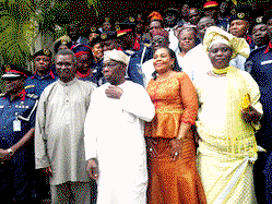 How Obasanjo, Amosun, Alake, others celebrated NSCDC ex-boss
