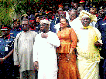 How Obasanjo, Amosun, Alake, others celebrated NSCDC ex-boss