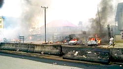 Tanker explosion guts 5 buildings, 7 cars in Aba