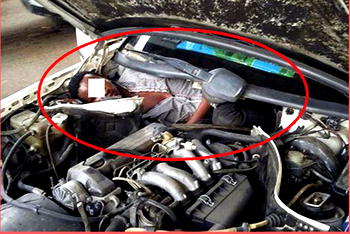 How Police caught African migrant hiding in car’s engine to enter Spain