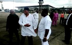 Photos: Jonathan makes ‘6th’ public appearance after May 29