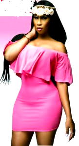 Victoria Kimani parties in bra at Club Vapours VIP night