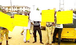 Maiduguri tricycle operators protest Police extortion