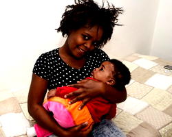 Nigerian baby Francesca symbol of hope for migrants
