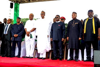 Buhari launches 260km Super Highway project, pledges speedy completion