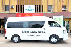 Ashafa donates bus to general hospital