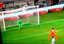 Video: Van Persie scores own goal