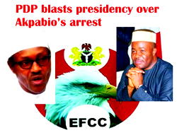 PDP blasts presidency, APC over Akpabio’s arrest
