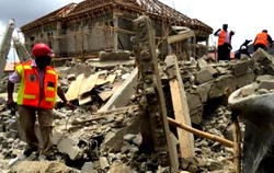 Three killed, many trapped as building collapses in Lagos