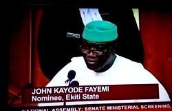 Ministerial screening: Fayemi proposes reformation of education sector, defends his administration