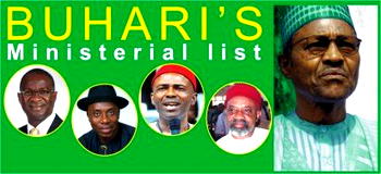 Buhari’s ministerial list: Are you surprised?